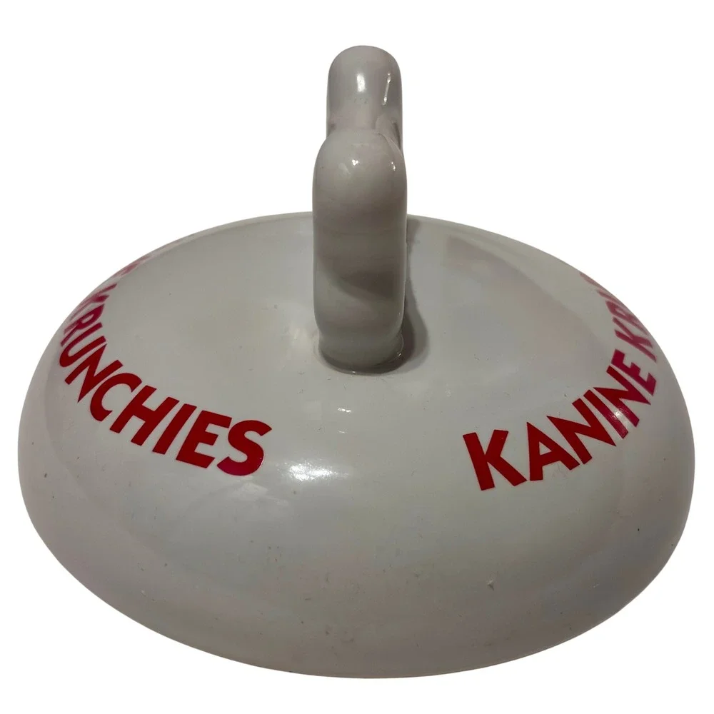 Disney Kanine Krunchies Dog Treat Jar OS Red Black Excellent 101 Dalmatians